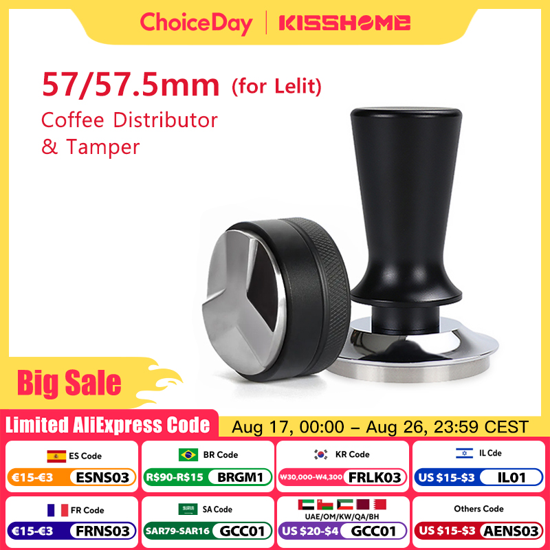 Coffee Equipment Kit - Tamper caffè 57mm 57.5mm Strumenti distributori