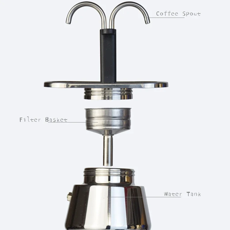 Mini Moka da 200 ml Doppio tub - Coffee Equipment Tools recensione e prezzo