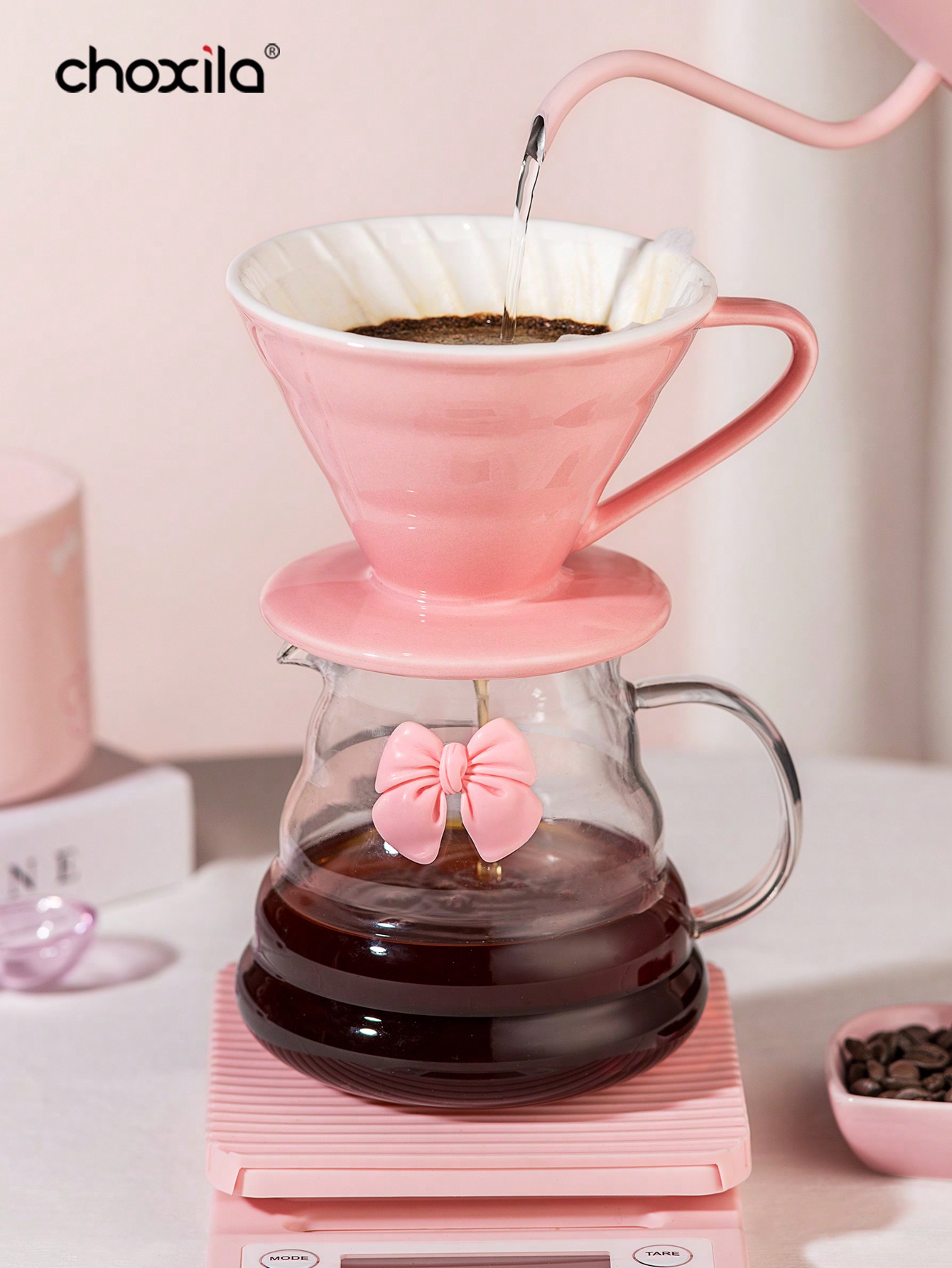 1 set di set da caffè rosa per - Coffee Equipment Kit recensione e prezzo
